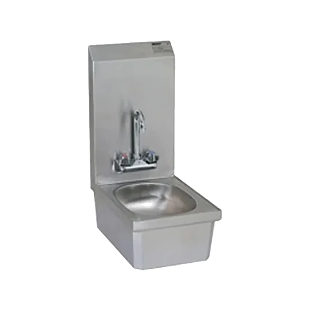 Eagle Group HSANT-FS 12" Wall Mounted Hand Sink with Faucet & Apron /Skirt