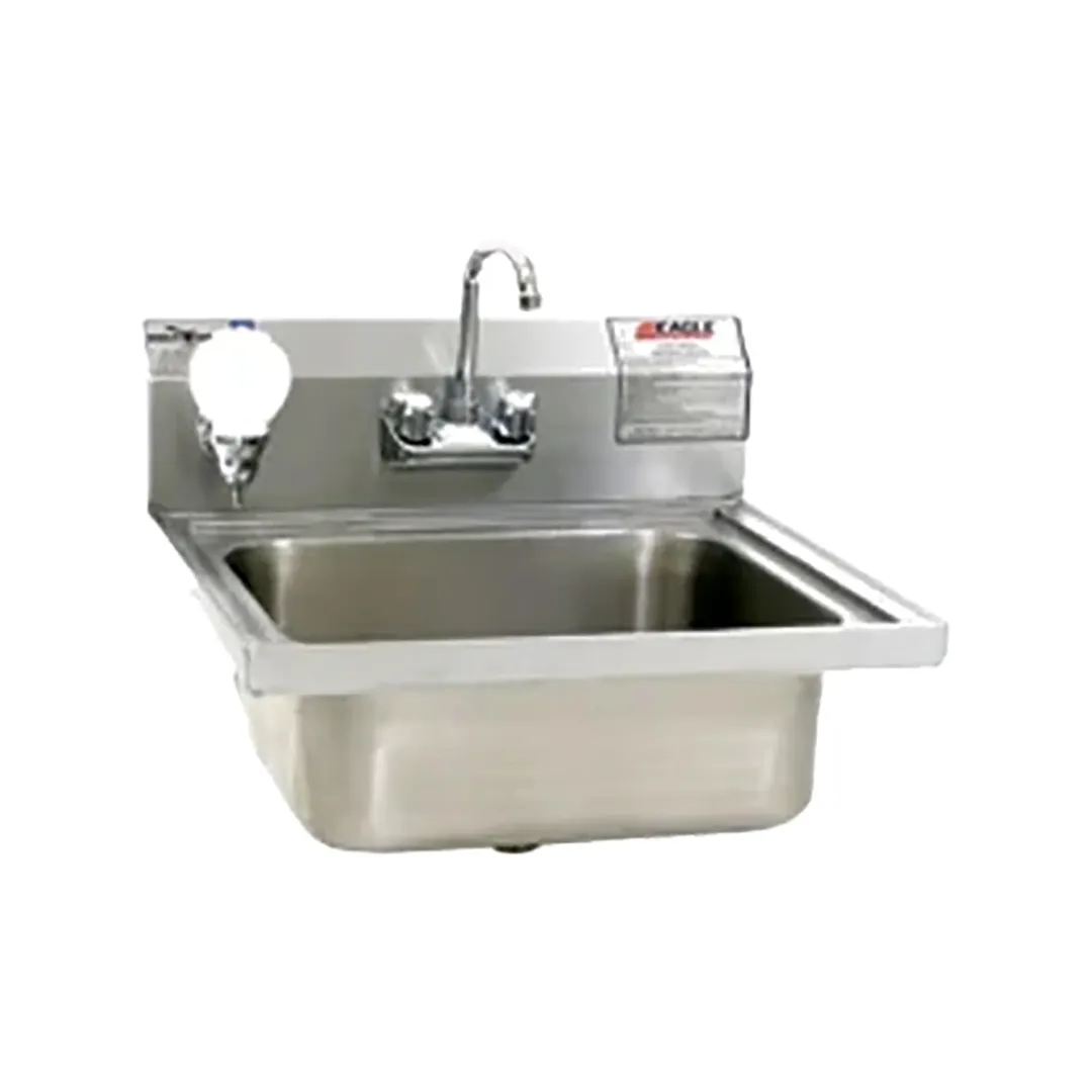 Eagle Group W1916-FA 24" Wall Mounted Hand Sink with Faucet & Soap Dispenser