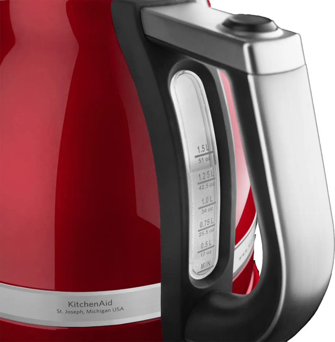 KitchenAid KEK1522CA Pro Line® 1.5L Electric Kettle, Stainless Steel, Candy Apple Red