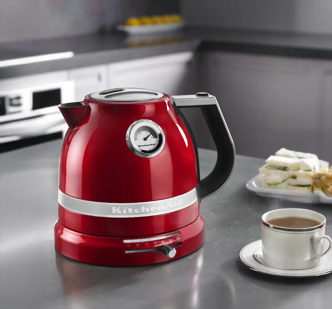 KitchenAid KEK1522CA Pro Line® 1.5L Electric Kettle, Stainless Steel, Candy Apple Red