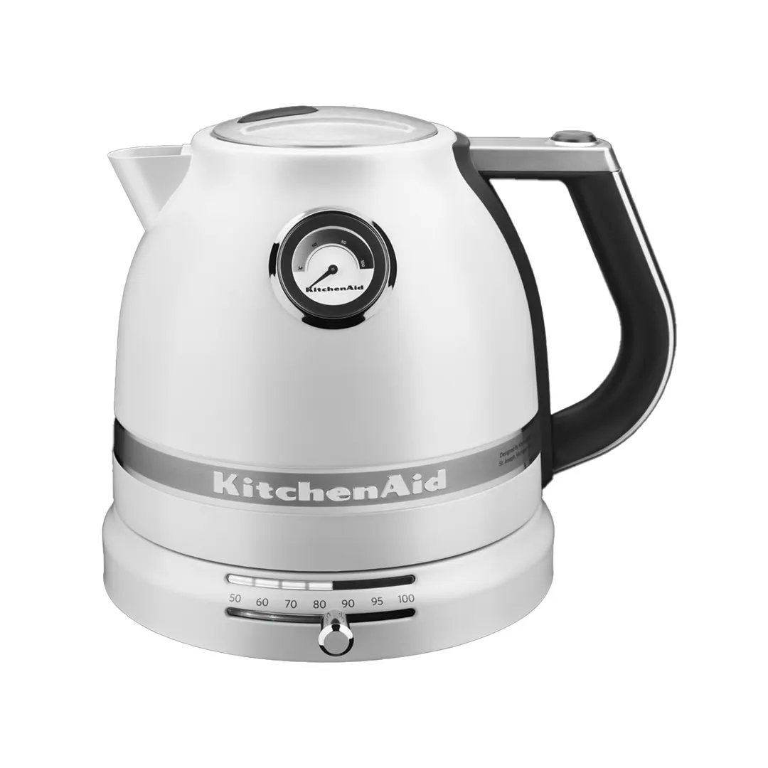 KitchenAid KEK1522FP Pro Line 1.5L Electric Kettle, Stainless Steel, Frosted Pearl White