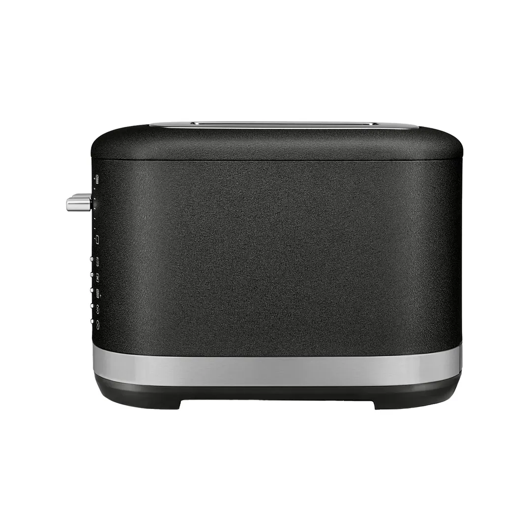 KitchenAid KMT2109BK 2 Slice Automatic Toaster with Extra Wide Slots, Cast Iron Blackl Color