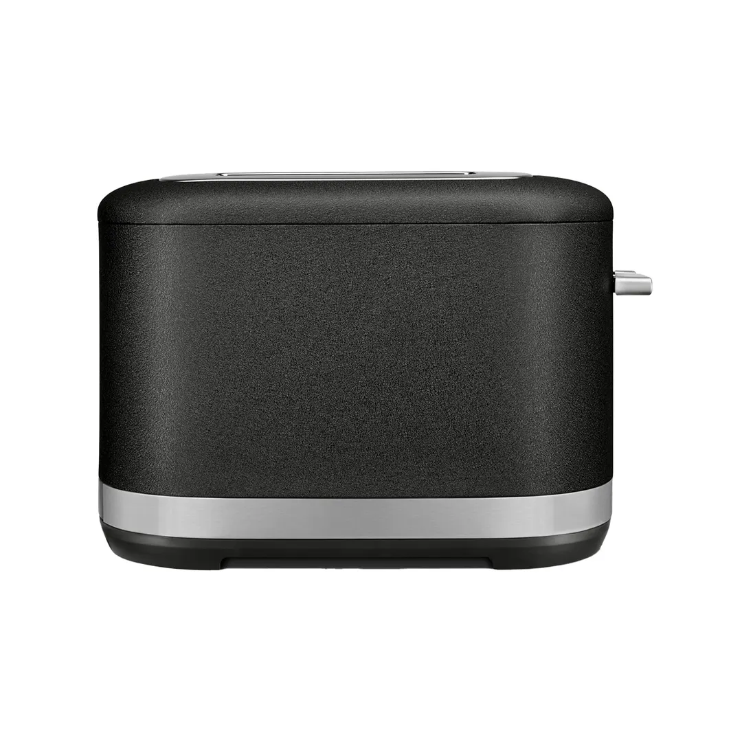KitchenAid KMT2109BK 2 Slice Automatic Toaster with Extra Wide Slots, Cast Iron Blackl Color