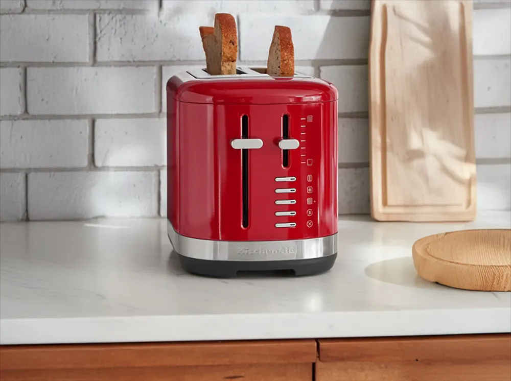 KitchenAid KMT2109ER 2 Slice Automatic Toaster with Extra Wide Slots, Empire Red Color