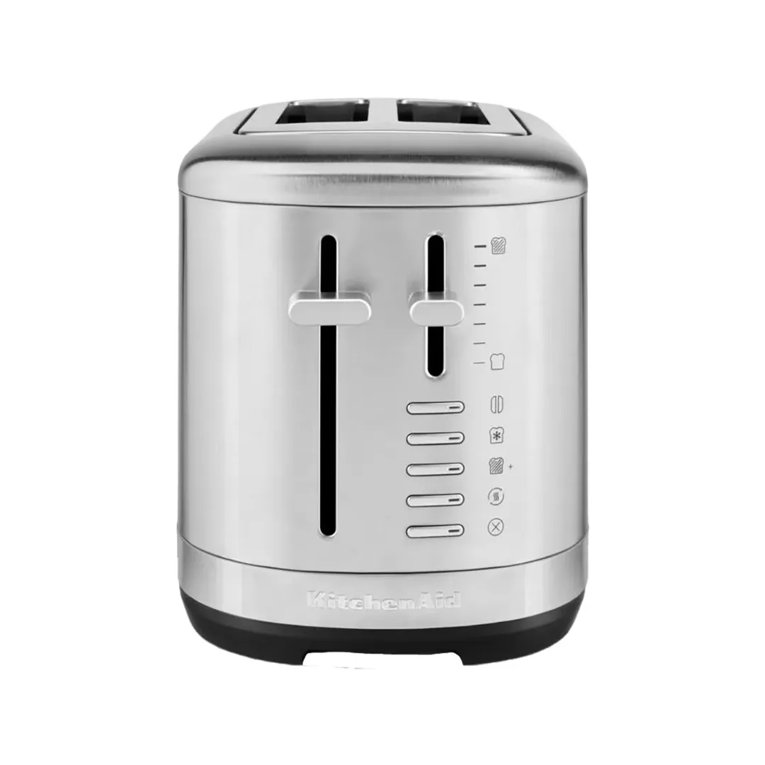 KitchenAid KMT2109SX 2 Slice Automatic Toaster with Extra Wide Slots, Brushed Stainless Steel Color