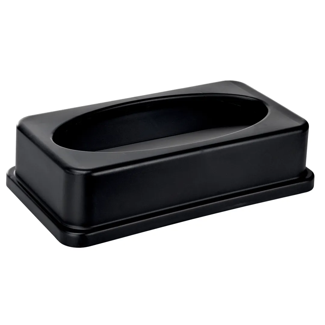 Alpine Industries ALP478-2-BLK Trash Can Lid, For 477-Blk, 20"W X 12"D X 5"H