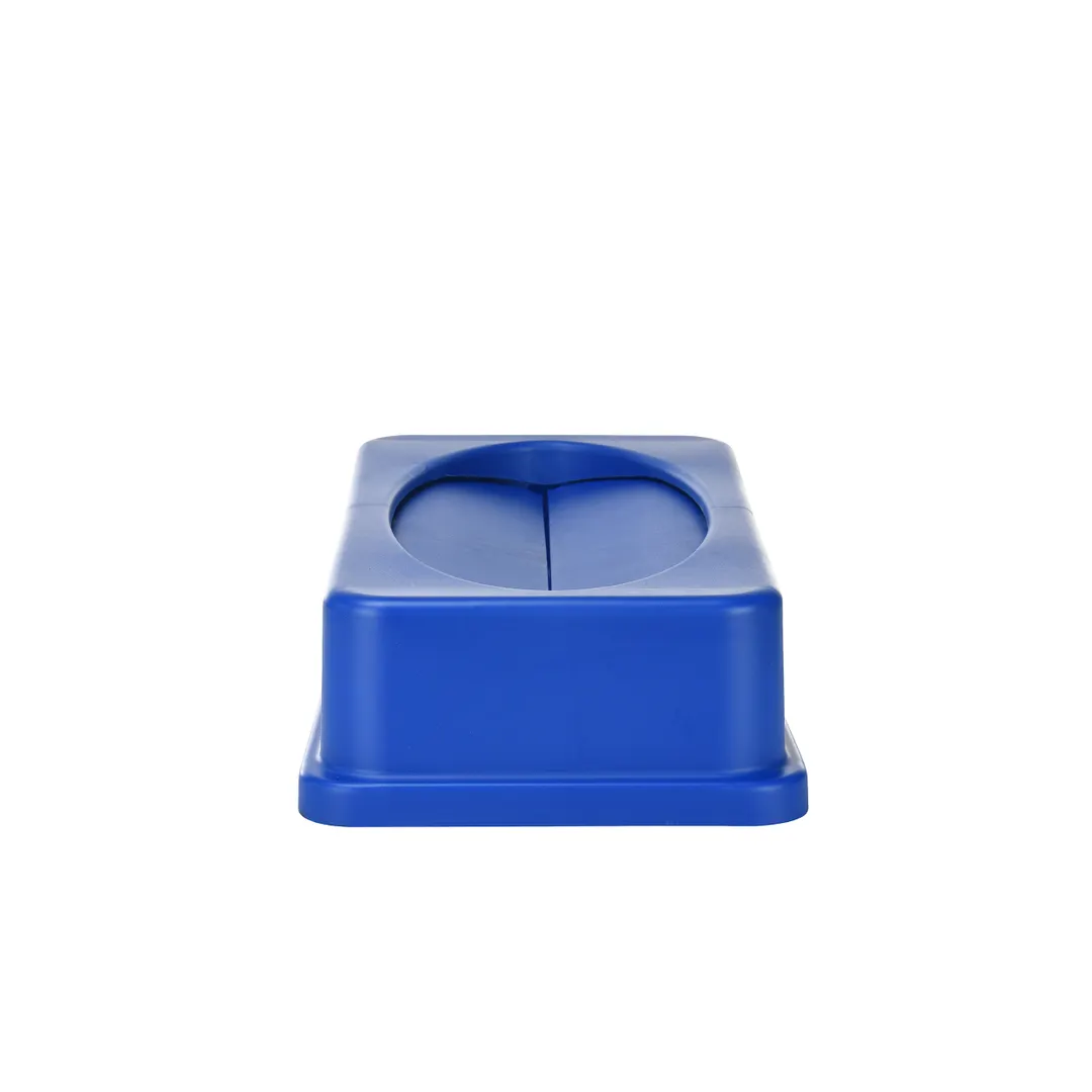 Alpine Industries ALP478-2-BLU Trash Can Lid, For 477-Blk, 20"W X 12"D X 5"H