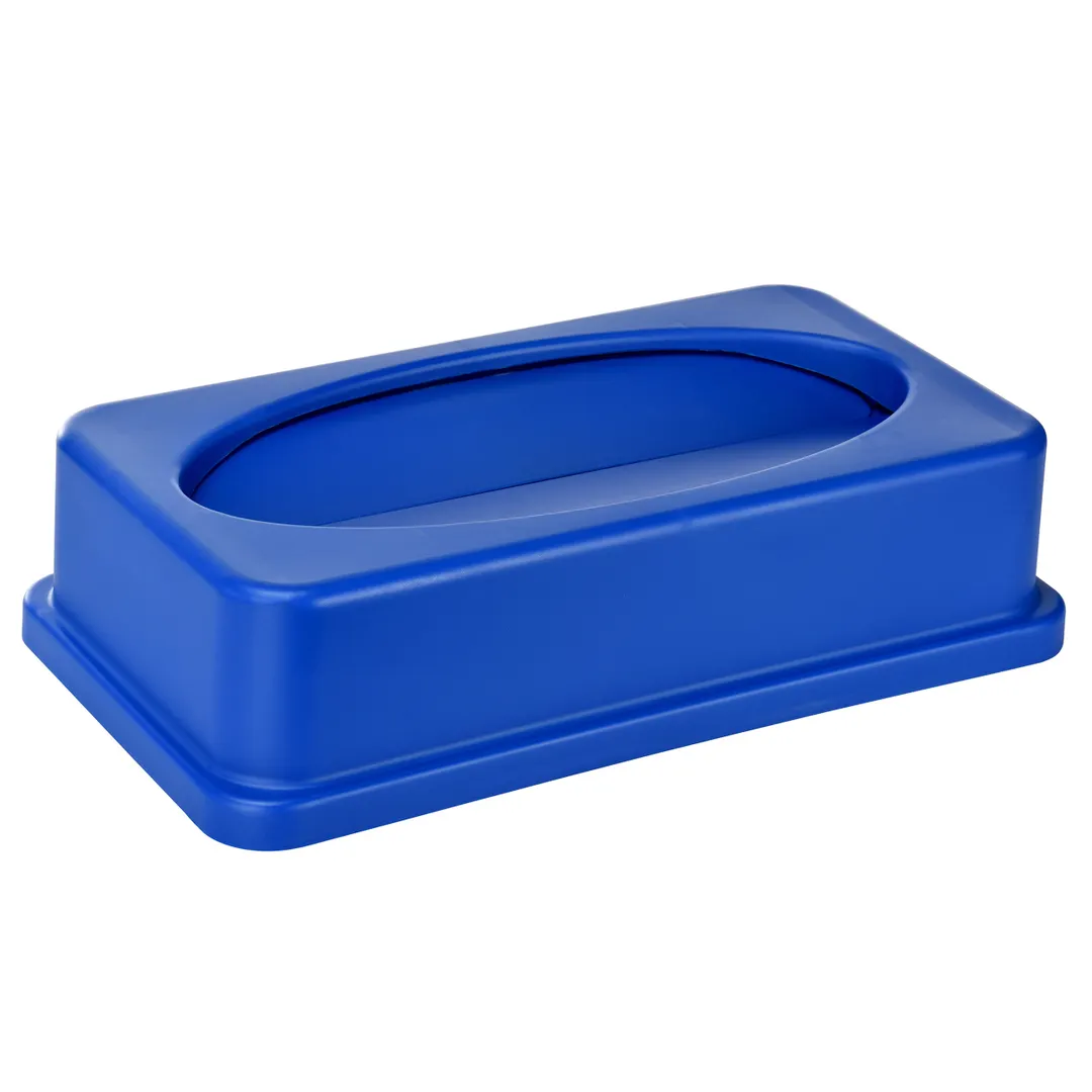 Alpine Industries ALP478-2-BLU Trash Can Lid, For 477-Blk, 20"W X 12"D X 5"H