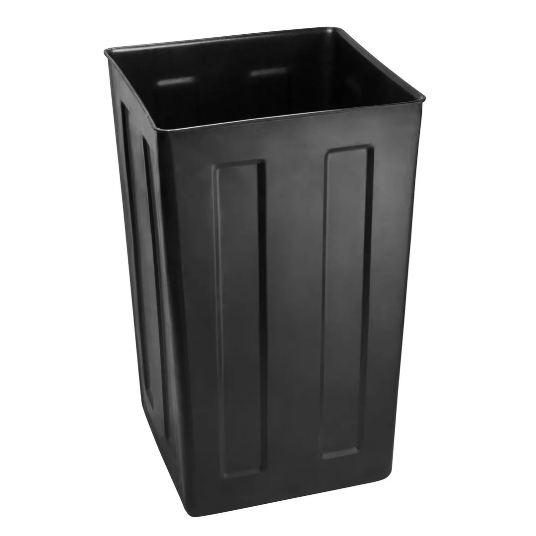 Alpine Industries ALPA01 40 Gallon Trash Can Liner, 18"W x 18"D x 30"H, Plastic, Black