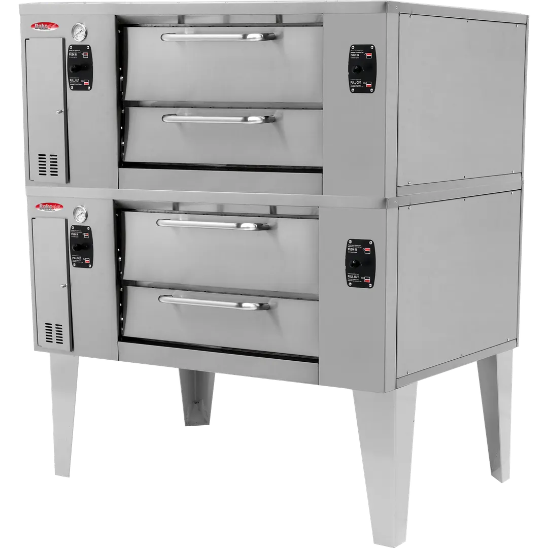 BakeMax BMBPD125 66" Gas Pizza Stone Hearth Deck Oven