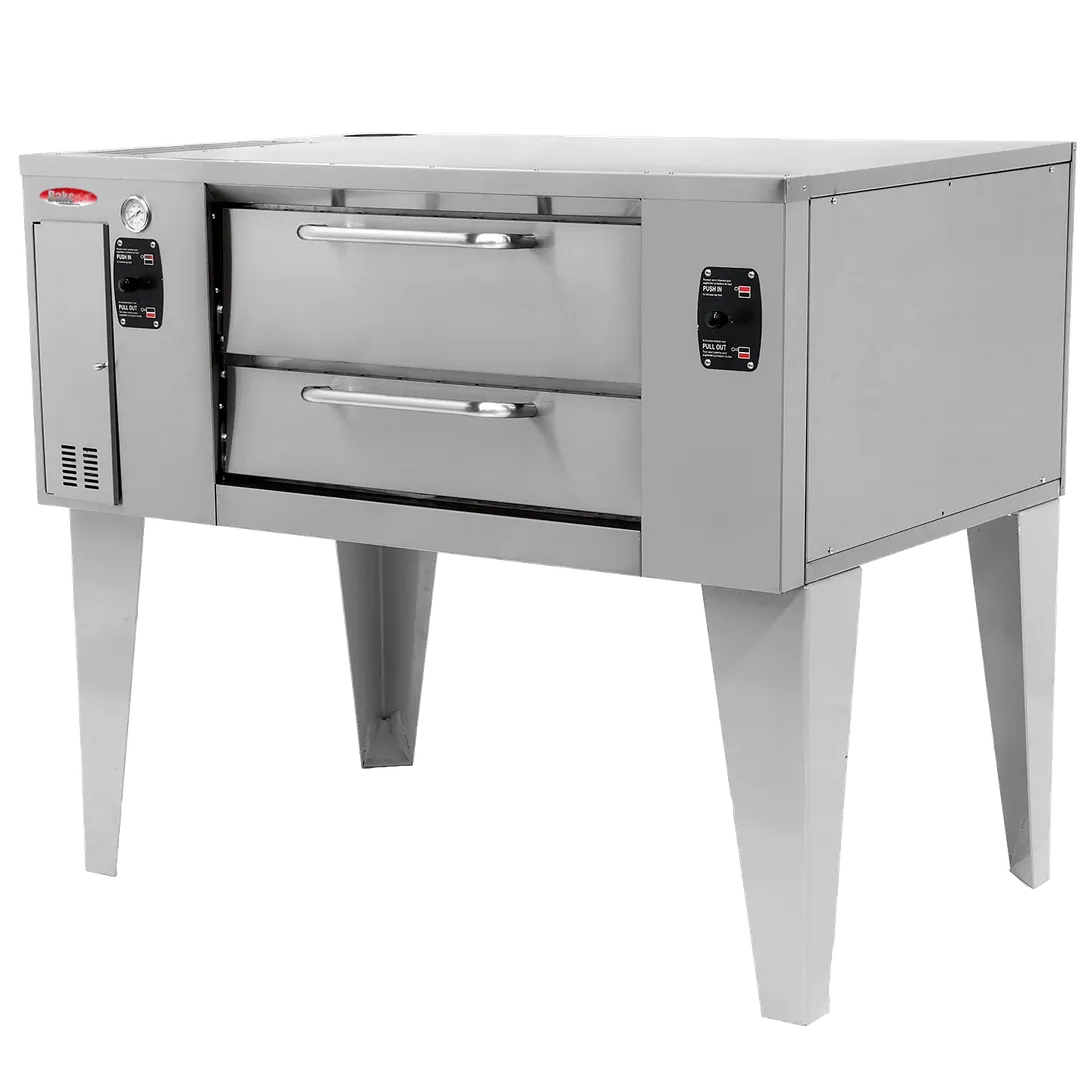 BakeMax BMBPD125 66" Gas Pizza Stone Hearth Deck Oven