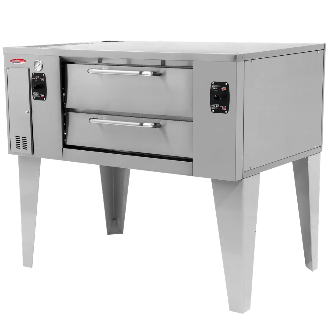 BakeMax BMBPD915 54" Gas Pizza Stone Hearth Deck Oven