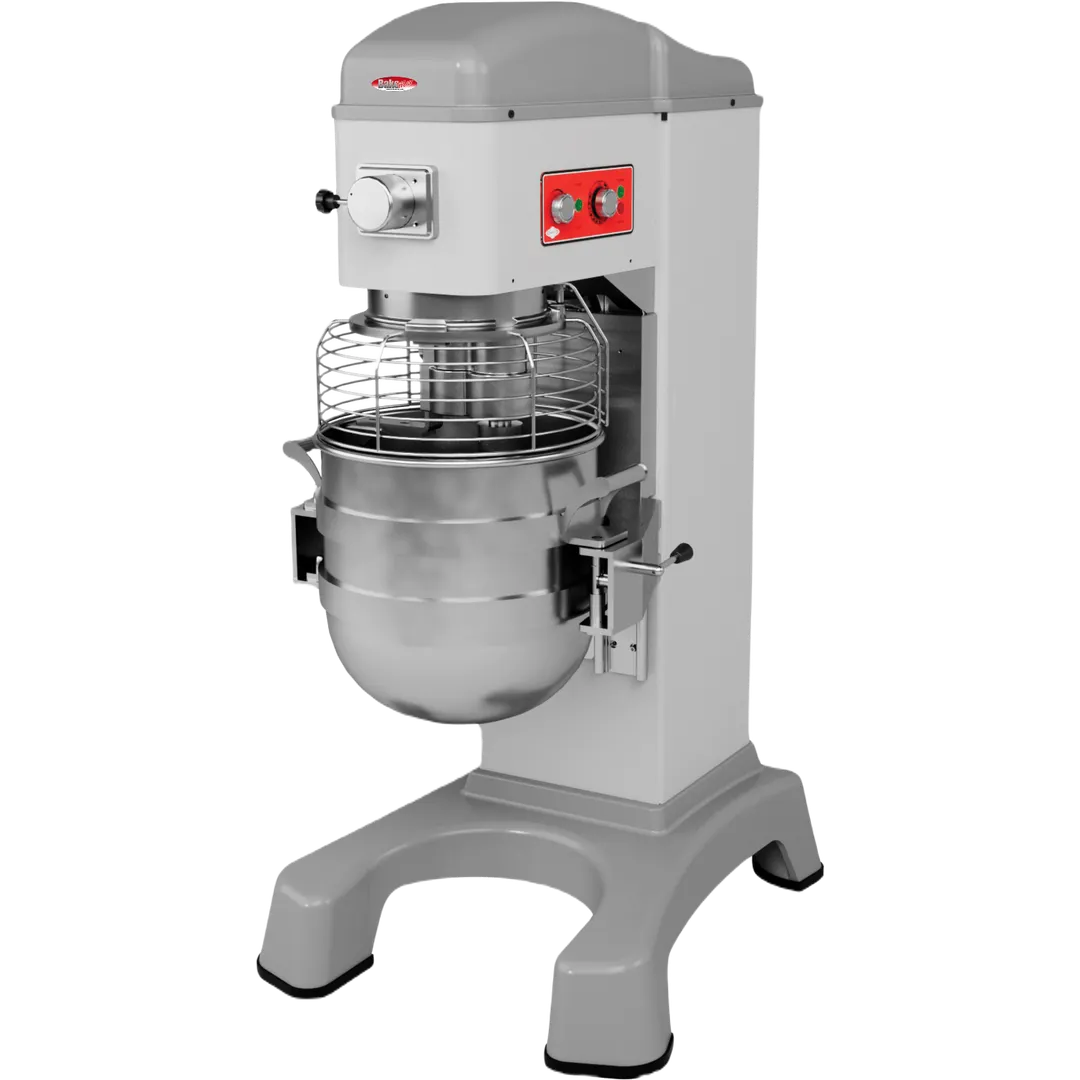 BakeMax BMMK80 Floor Model 80 qt Euro-Style Planetary Mixer with Automatic Bowl Lift