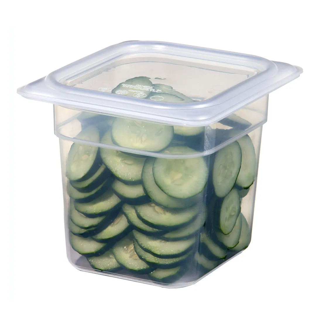 Cambro 60PPCWSC190 - 1/6 Translucent Polypropylene Pan Cover, Lid, NSF, -40°F to 160°F