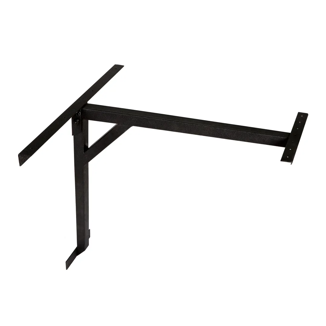 FLAT Tech CL2642281A Cantilever Table Base, 26x42, Wall Mount, 38x54 Max Capacity, Steel, Black Powder Coat