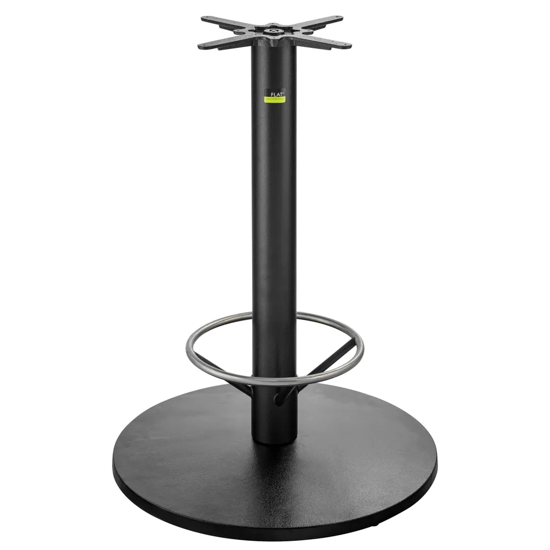 FLAT Tech CT3020 UR30 Bar Height 30" Round Cast Iron Table Base with 4" Column