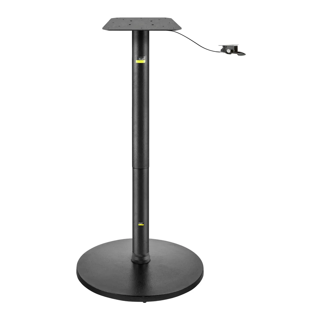 FLAT Tech CT3026 UR22 Adjustable Height 22" Round Cast Iron Table Base
