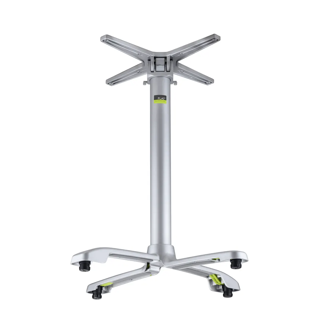 FLAT Tech CT4332 Dining Height SX26 Table Base, 26x26 Base, Aluminum, Powder Coat Finish