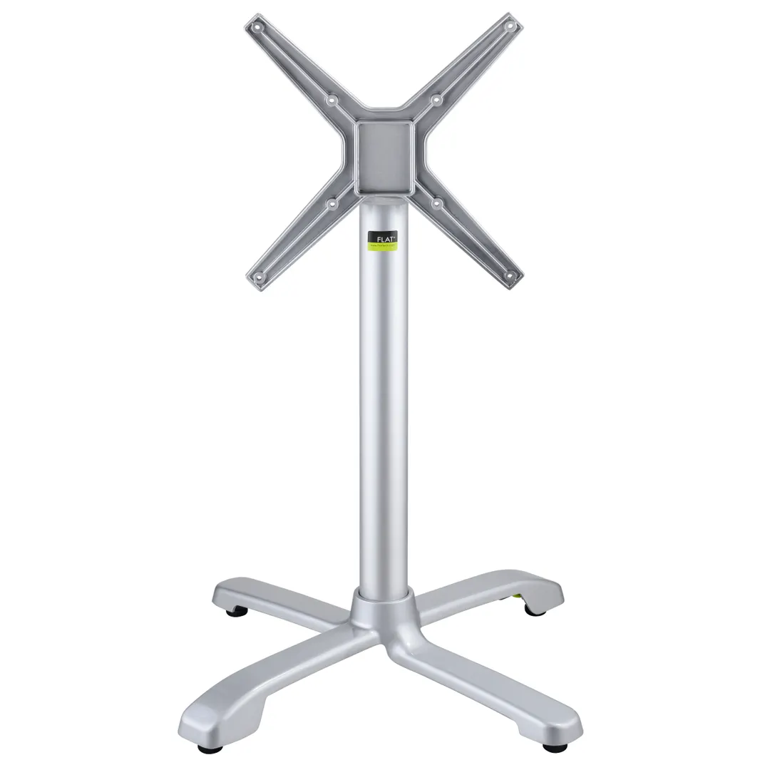 FLAT Tech CT4332 Dining Height SX26 Table Base, 26x26 Base, Aluminum, Powder Coat Finish