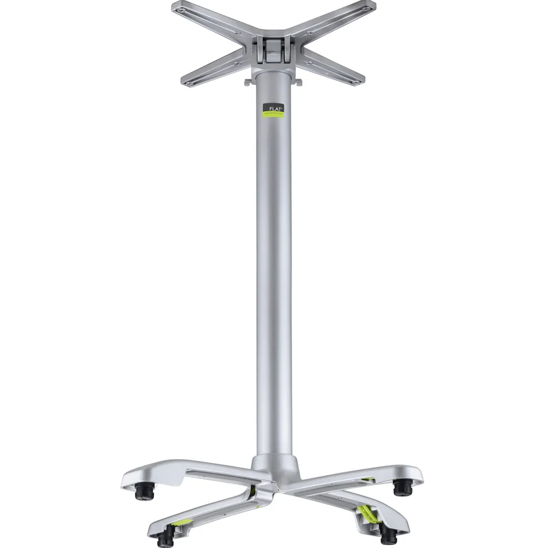 FLAT Tech CT4335 Bar Height SX26 Table Base, 26x26 Aluminum, Powder Coat Finish