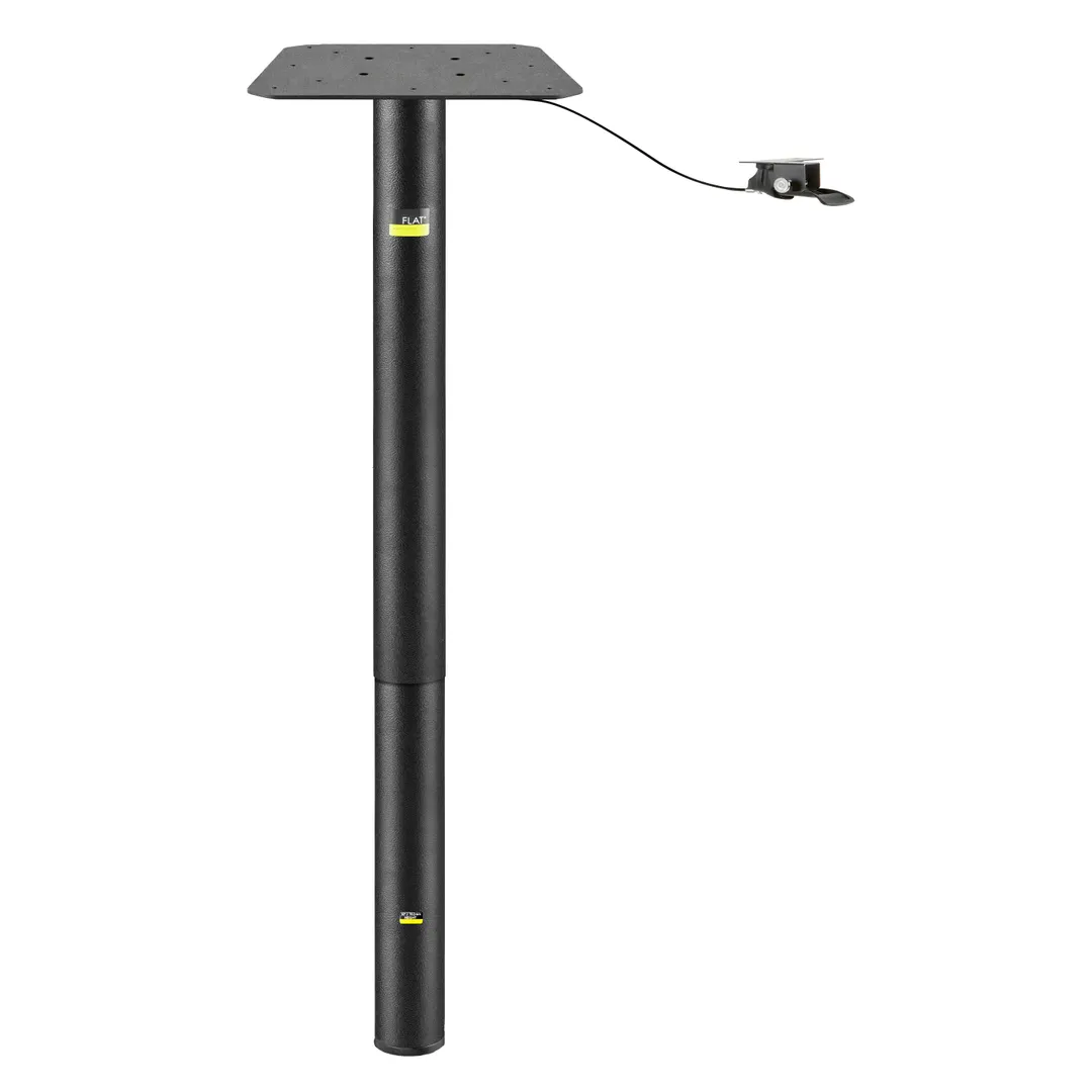 FLAT Tech PP28411A Height Adjustable Replacement Column, 3" Dia., Pneumatic, Black Textured Powder Coat, Steel
