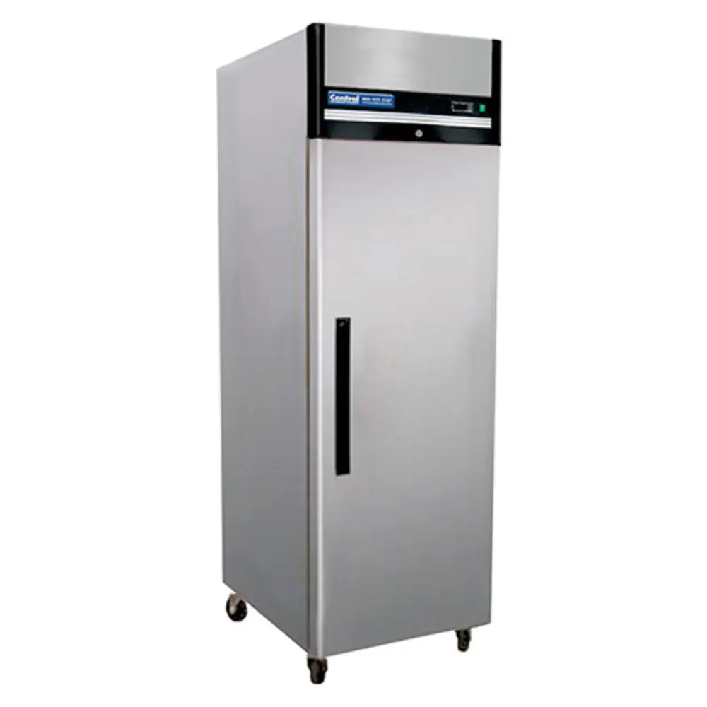 Hubert 36823 26-3/4" 1-Solid Door Reach-In Freezer, Top Mounted, 23 cu. ft., Stainless Steel
