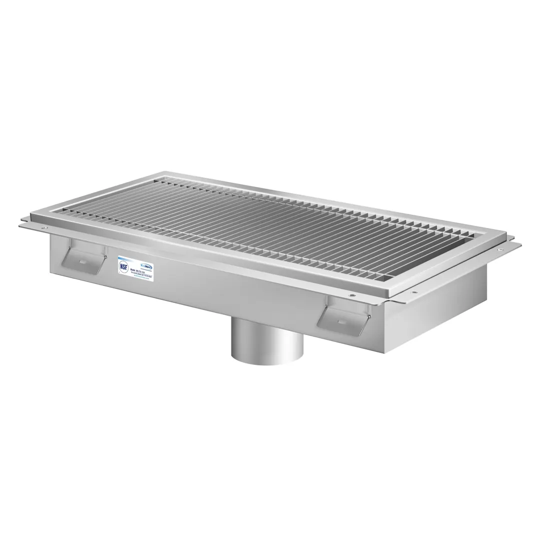 Koolmore KM-FTG-12108 Koolmore Commercial Floor Trough Drain, 108"W X 12"D