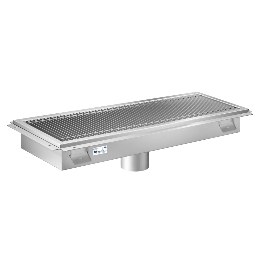 Koolmore KM-FTG-12120 Koolmore Commercial Floor Trough Drain, 108"W X 12"D