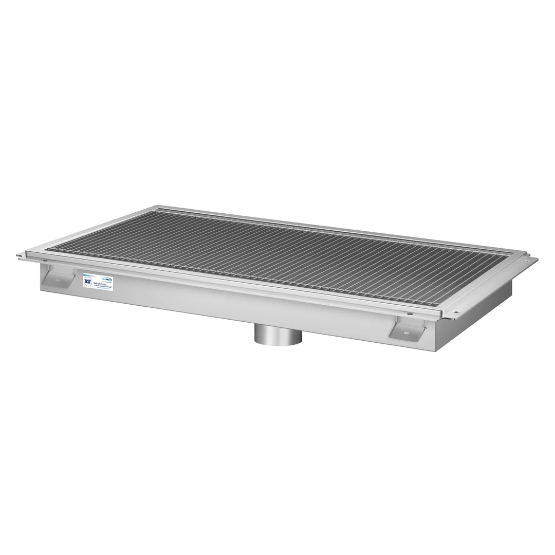 Koolmore KM-FTG-18108 Koolmore Commercial Floor Trough Drain, 108"W X 18"D