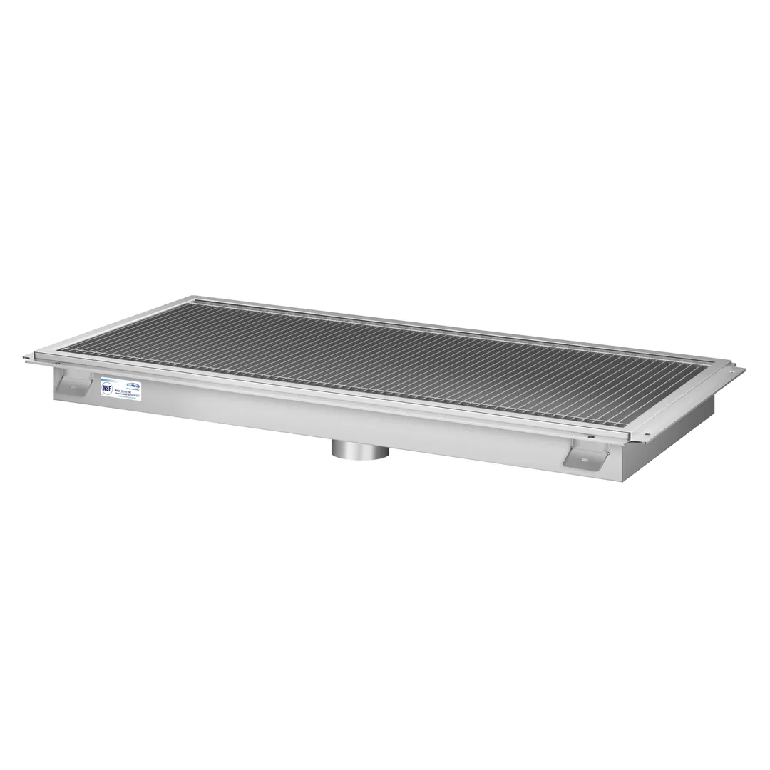 Koolmore KM-FTG-18120 Koolmore Commercial Floor Trough Drain, 108"W X 18"D