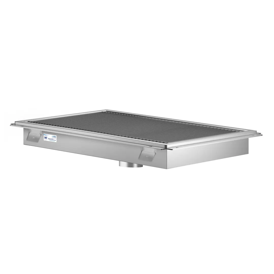 Koolmore KM-FTG-1872 Koolmore Commercial Floor Trough Drain, 72"W X 18"D