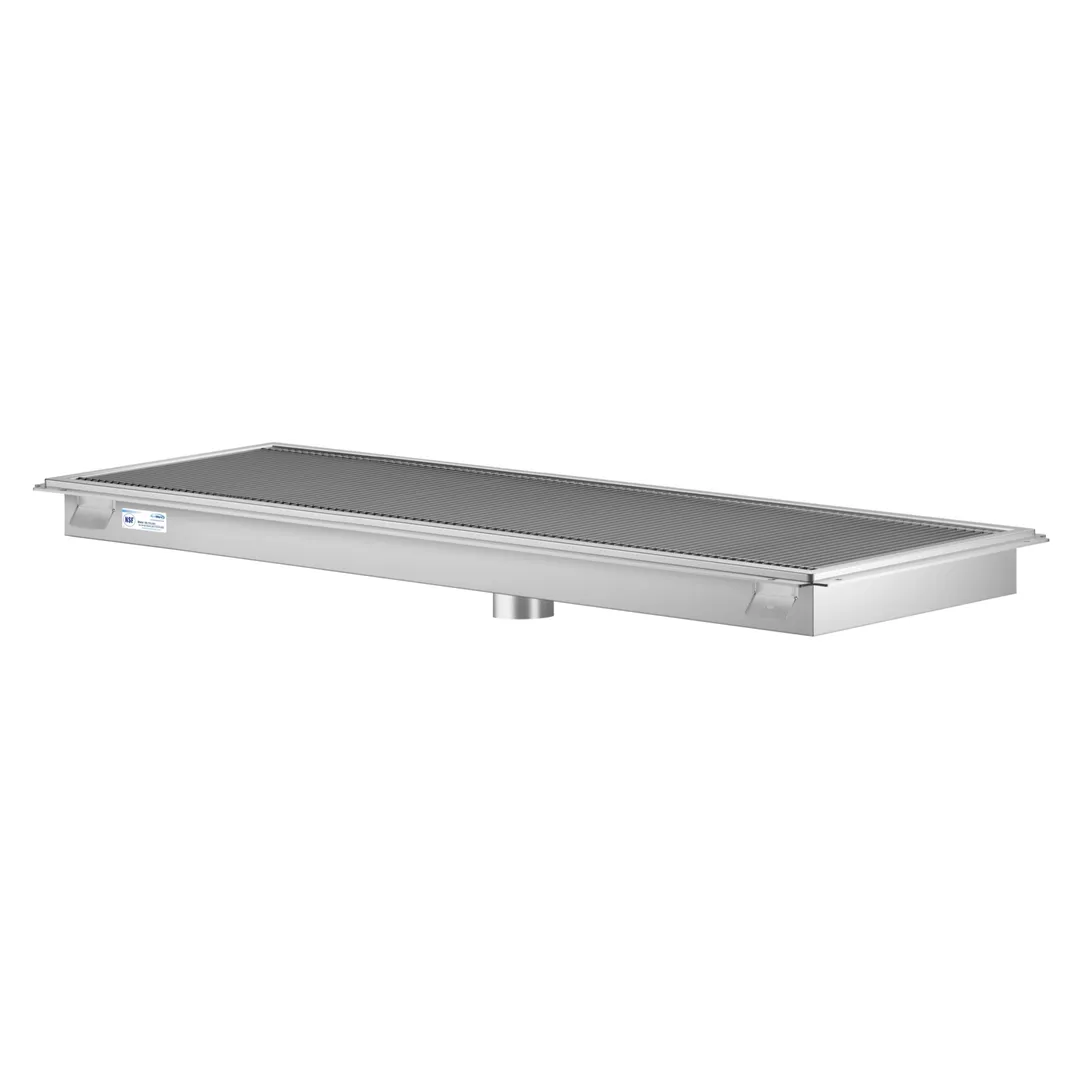 Koolmore KM-FTG-24120 Koolmore Commercial Floor Trough Drain, 108"W X 24"D