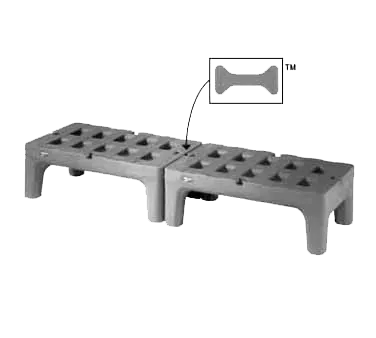 Metro HP2236PD Metro Bow Tie Slotted Polymer Dunnage Rack - 22" X 36" X 12"H