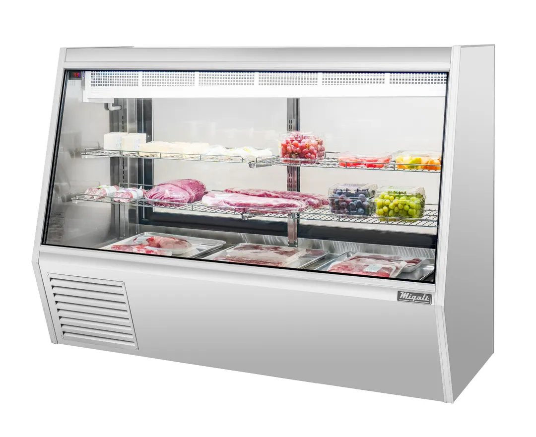 Migali C-DS-6 Deli Display Case 71.8"W x 55.4"H 34.5 cu ft Glass Sliding Doors Stainless R290