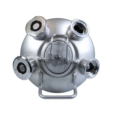 Micro Matic 201-420 Custom Cleaning Can, 4 Heads with 4 Valves, 18L Stainless Steel