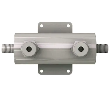 Micro Matic 2838 2-Station Beer Manifold Pass-Thru 1/2" Barb Inlet & Outlet for Bar Refrigeration