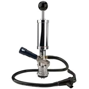 Micro Matic 751-025 Party Pump - 4" Chrome Lever Handle, Aluminum Housing, Bar Tap Tower Part
