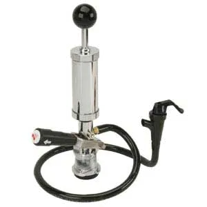 Micro Matic 751-036 Party Pump, 4" Chrome Lever Handle, Aluminum Housing, Tap Tower Part