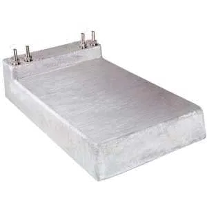 Micro Matic CP-0814-2 Cold Plate 8" X 14" With 1/4" X 12 Ft Stainless Steel Tubing, Pack Of 2