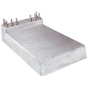 Micro Matic CP-0814-4 Cold Plate 8" x 14" 4 Set 1/4" x 12 Ft Stainless Steel Tubing Cold Block