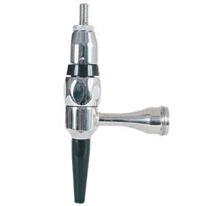 Micro Matic JESF-4 Stout & Ale Faucet, Polished Stainless Steel, Aluminum, 8" Spout Length, Bar Tap