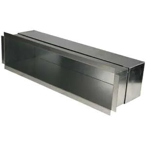 Micro Matic SB492L Shadow Box Tower Part, 23" W x 5" H, 7" Sleeve, Galvanized Construction