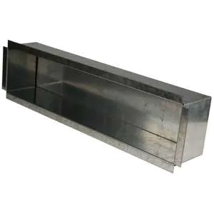 Micro Matic SB492S Shadow Box Short Sleeve, 23" W x 5" H, 4" Galvanized Sleeve, Tower Part