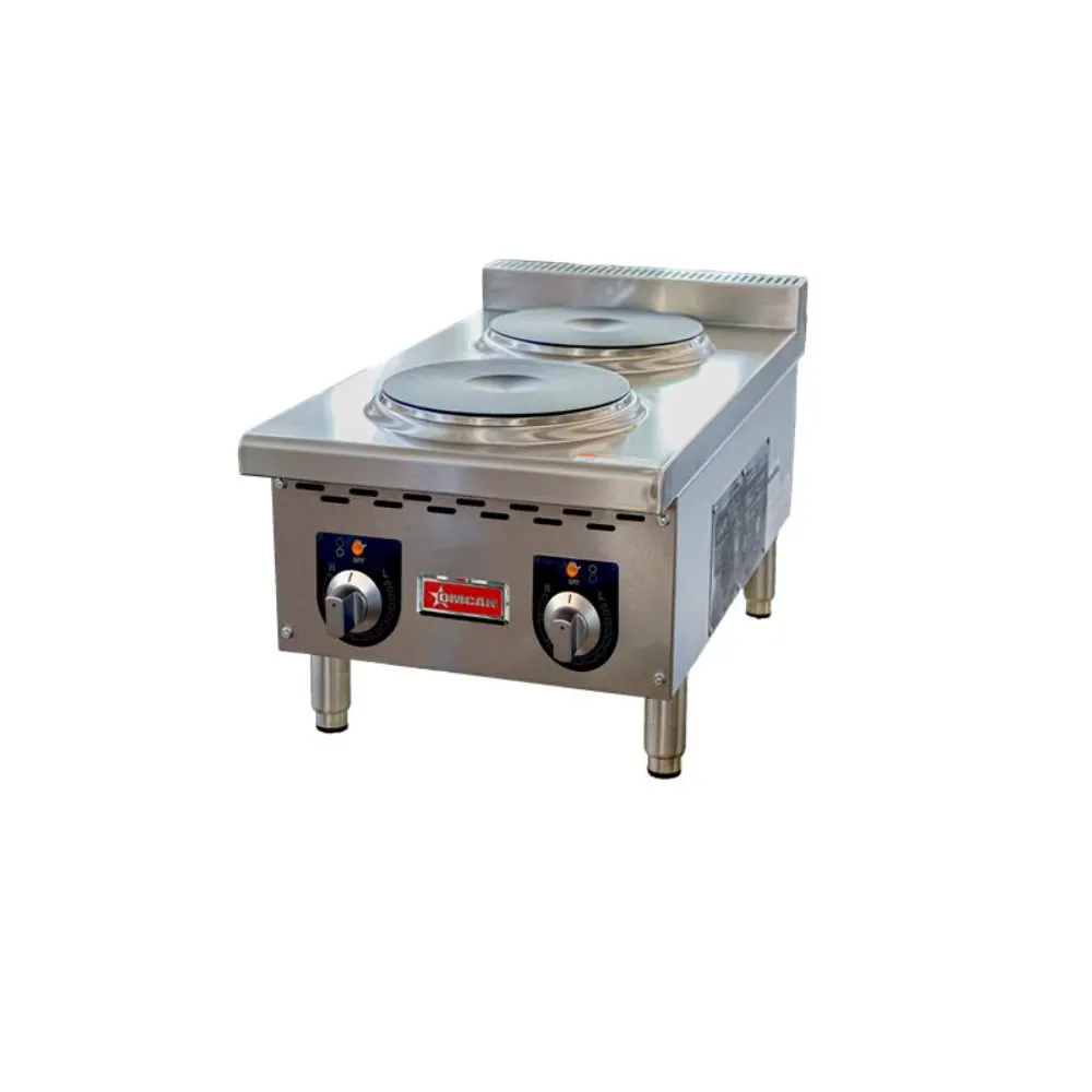 Omcan USA 48556 (Ce-Cn-Ehp15 208) Hot Plate, Electric, Countertop, 12"W