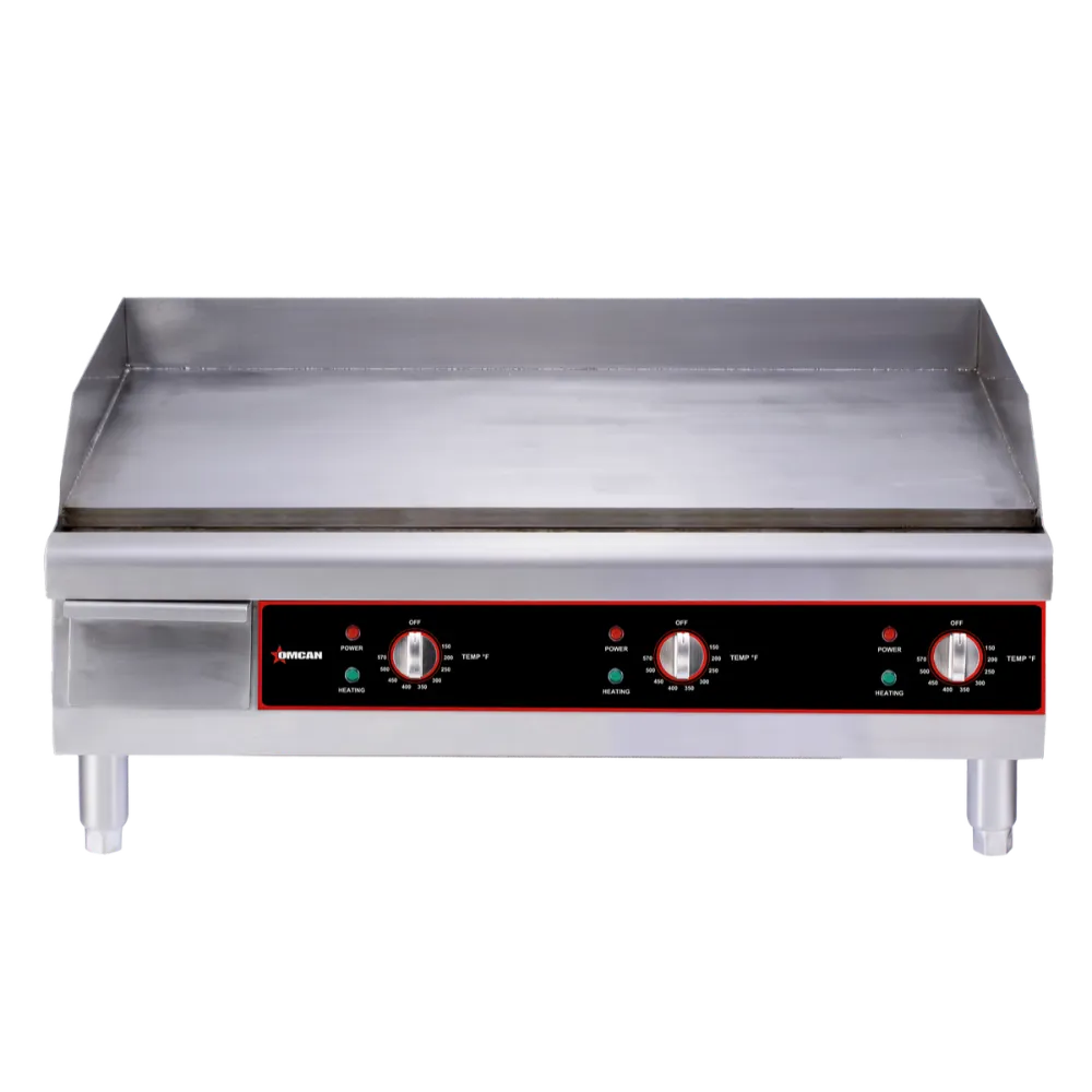 Omcan USA 48601 36" Countertop Electric Griddle with Thermostatic Controls