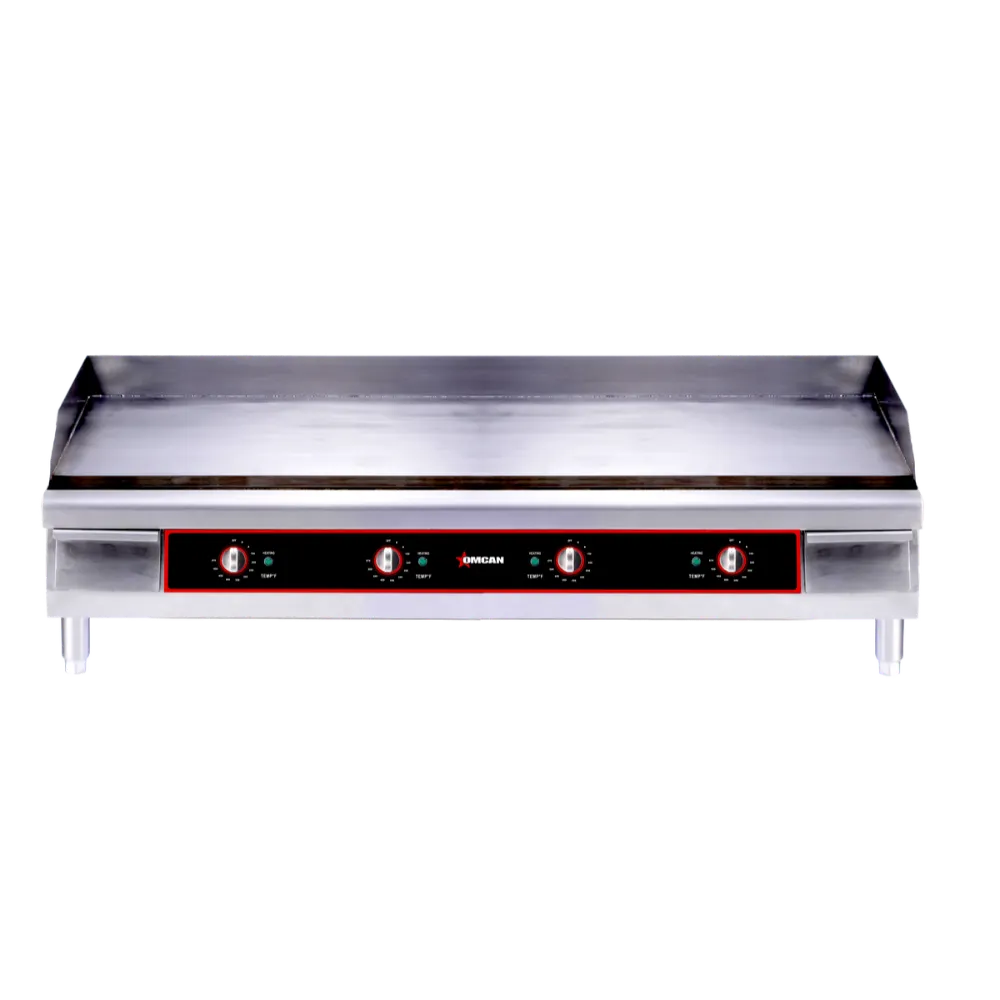 Omcan USA 48602 48" Countertop Electric Griddle with Thermostatic Controls