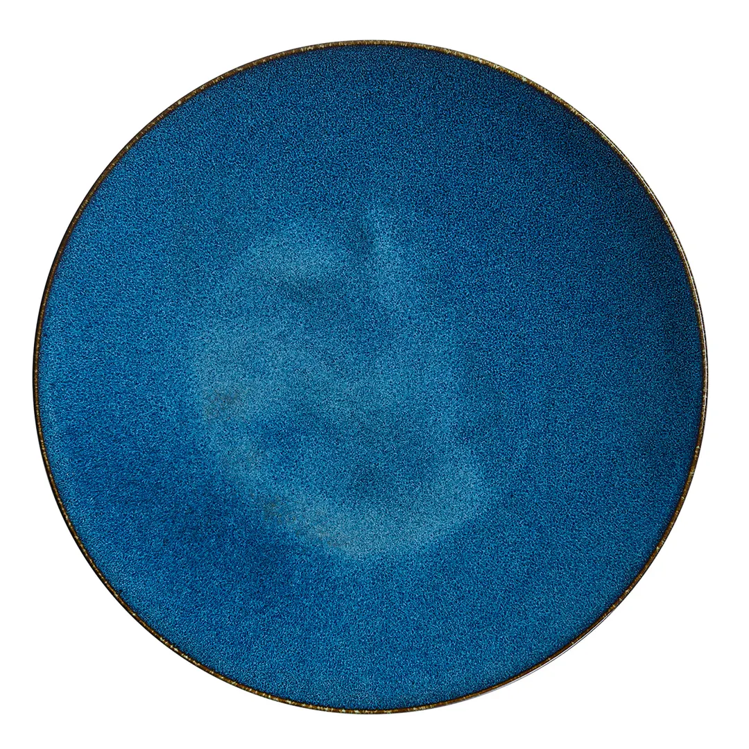Steelite 6414MY008 Coupe Plate – 9.5" Round Indigo Porcelain, Coupe Rim, Dishwasher Safe – 6/Case
