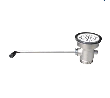Serv-Ware 5D-35T-20A Waste Valve, 3-1/2" Sink Opening, 2" Drain Outlet, Twist