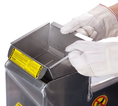 Shortening Shuttle 01-SS-SF-100 Shuttle Filter, drop-in, dishwasher safe