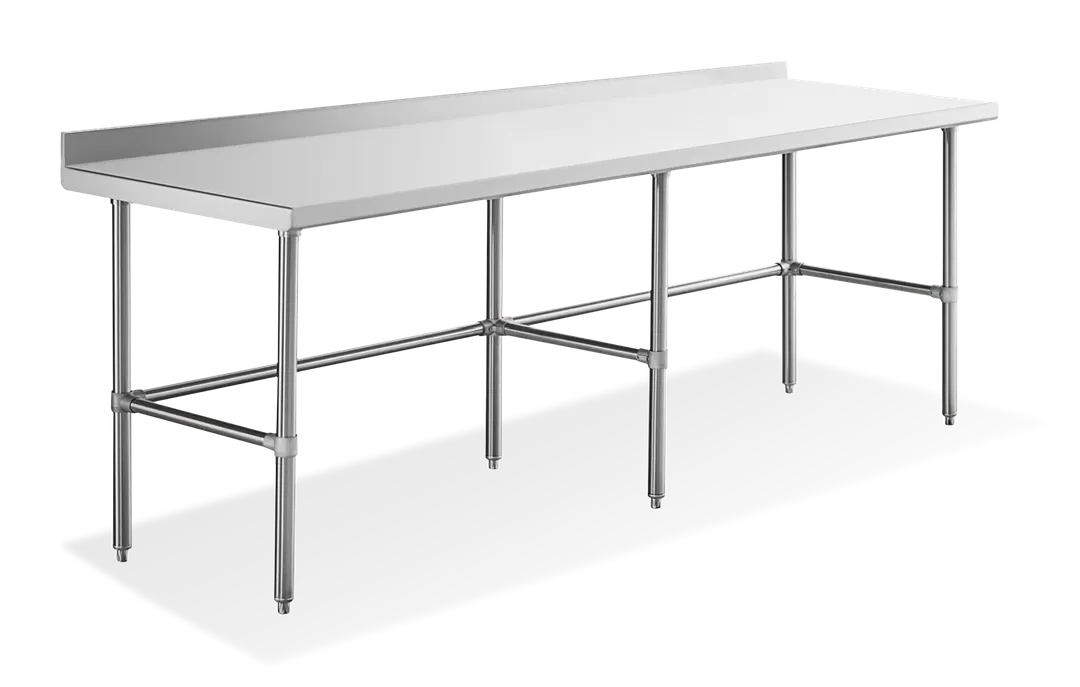 Steel Works SWWTSOB-3096-318 Open Base Worktable, 96"W X 30"D X 34"H